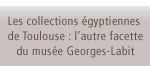 Les collections egyptiennes  de Toulouse : l'autre facette du musee Georges-Labit