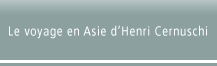 Le voyage en Asie d'Henri Cernuschi