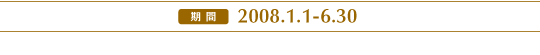 期間　2008.1.1-6.30